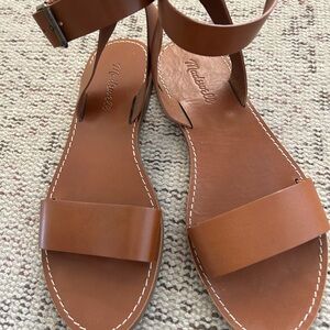 Madewell Tan Leather Sandals